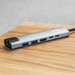 Adaptér (HUB) USB typu C na HDMI/2x USB3.0/2x USB typ C/RJ45 – Obrázok 6