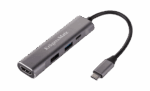 Adaptér (HUB) USB typu C na port HDMI/USB3.0/USB2.0/C – Obrázok 2