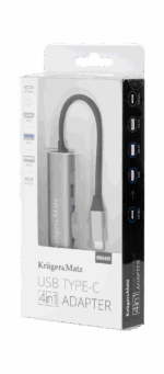 Adaptér (HUB) USB typu C na port HDMI/USB3.0/USB2.0/C – Obrázok 4