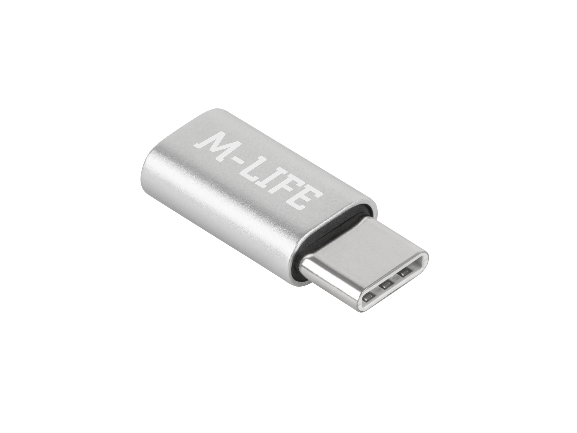 adapter-przejsciowka-micro-usb-usb-typu-c-m-life-srebrna-e225e51bdc3e4df3b996812283f19d27-e6f8339e Adaptér Micro USB - USB Typ C M-Life strieborný – Obrázok 1