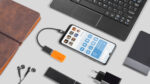 Adaptér USB zásuvka A 3.0 - zástrčka typ C OTG REBEL 15 cm – Obrázok 2