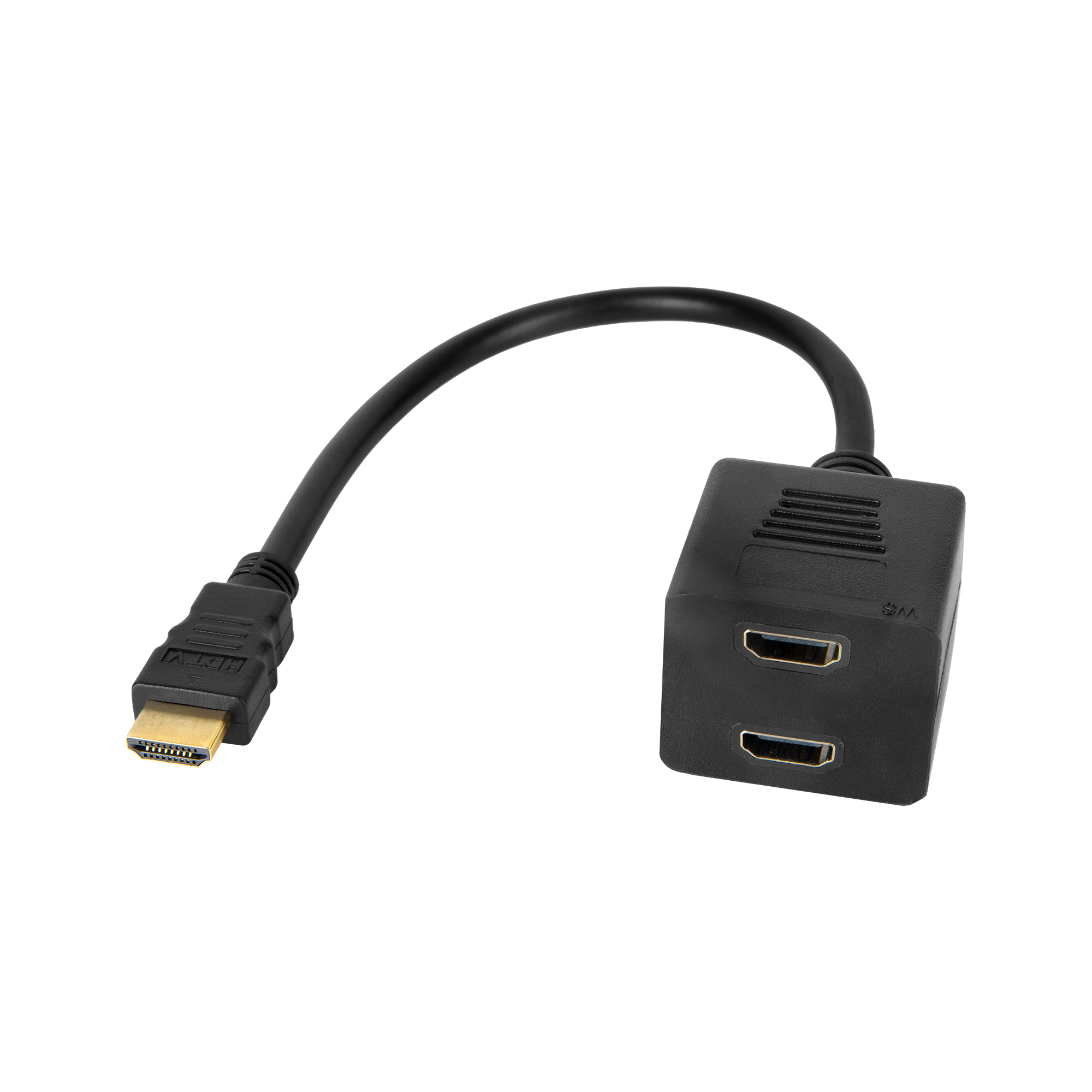 adapter-wtyk-hdmi-2x-gniazdo-hdmi-20-cm-e0e64417c1674b76b16eb444c29689f2-5c8e0bca Adaptér HDMI zástrčka - 2x HDMI zásuvka 20 cm – Obrázok 1