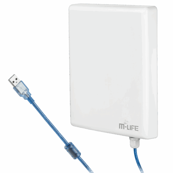 Aktívna Wi-Fi USB anténa 36dBi M-LIFE
