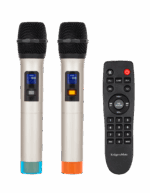Aktívny reproduktorový stĺpik (s 2 UHF bezdrôtovými mikrofónmi, SD, Bluetooth, FM, USB) 20 Wattov – Obrázok 6