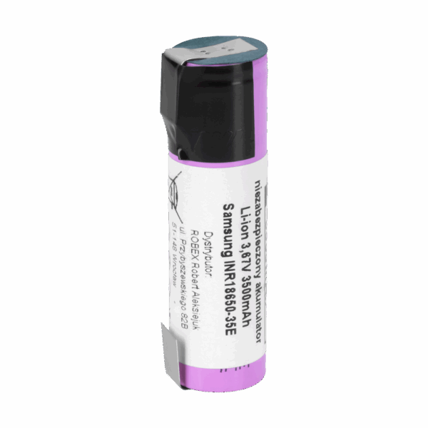 Batéria Samsung 18650 3500mAh 3,7V INR18650-35E-FT s doskami
