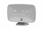 Širokopásmová DVB-T anténa Ryniak (strieborná)
