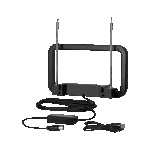 Vnútorná anténa pre digitálnu pozemnú televíziu DVB-T2 Cabletech – Obrázok 2