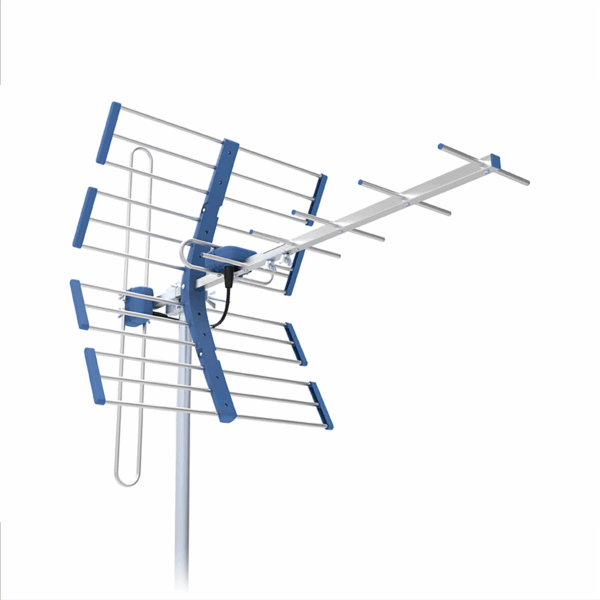 TV anténa DVB-T/T2 VHF/UHF TT W19 Silver COMBO 5G Protected Telkom Telmor