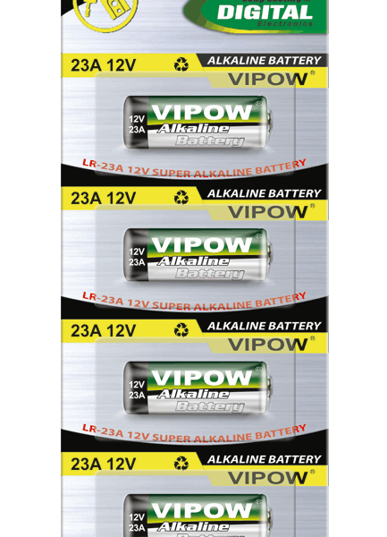 VIPOW LR23A alkalické batérie 5ks/bal.