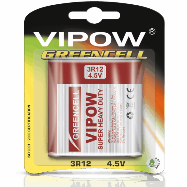 VIPOW 3R12 zinok-uhlíkové batérie 1 ks/bl.