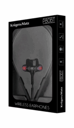Bezdrôtové slúchadlá do uší Kruger&Matz KMP80BT – Obrázok 6