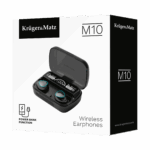 Kruger&Matz M10 bezdrôtové slúchadlá do uší s power bankou – Obrázok 7