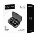 Kruger&Matz M19 bezdrôtové slúchadlá do uší s power bankou – Obrázok 7