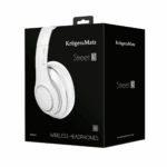 Bezdrôtové bezdrôtové slúchadlá Kruger&Matz Street 3, biele – Obrázok 8