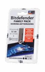 Rodinný balík Bitdefender na 1 rok + 32 GB flash disk