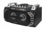 Bluetooth a Karaoke Boombox s FM rádiom a mikrofónom