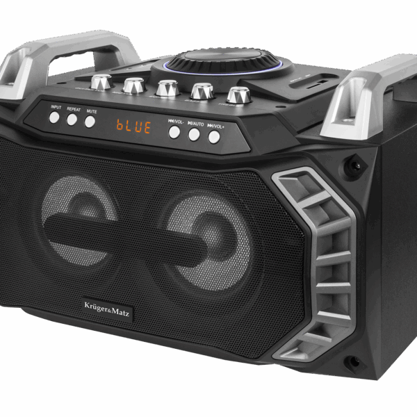 Bluetooth a Karaoke Boombox s FM rádiom a mikrofónom