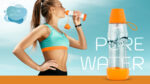 Fľaša s filtrom TEESA PURE WATER YELLOW – Obrázok 5