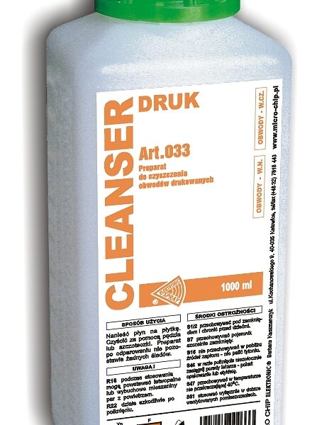 Čistiaci prostriedok na tlač 1l. MIKROČIP ART.033