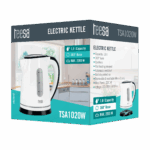 Rýchlovarná kanvica TEESA, 2200 W, biela, 1,8 l – Obrázok 4