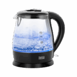 Rýchlovarná kanvica TEESA, sklenená, 1650 W, čierna, 1 l – Obrázok 4