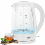 Rýchlovarná kanvica TEESA, sklenená, 2000 W, biela, 1,7 l – Obrázok 7