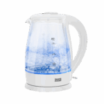 Rýchlovarná kanvica TEESA, sklenená, 2000 W, biela, 1,7 l – Obrázok 4