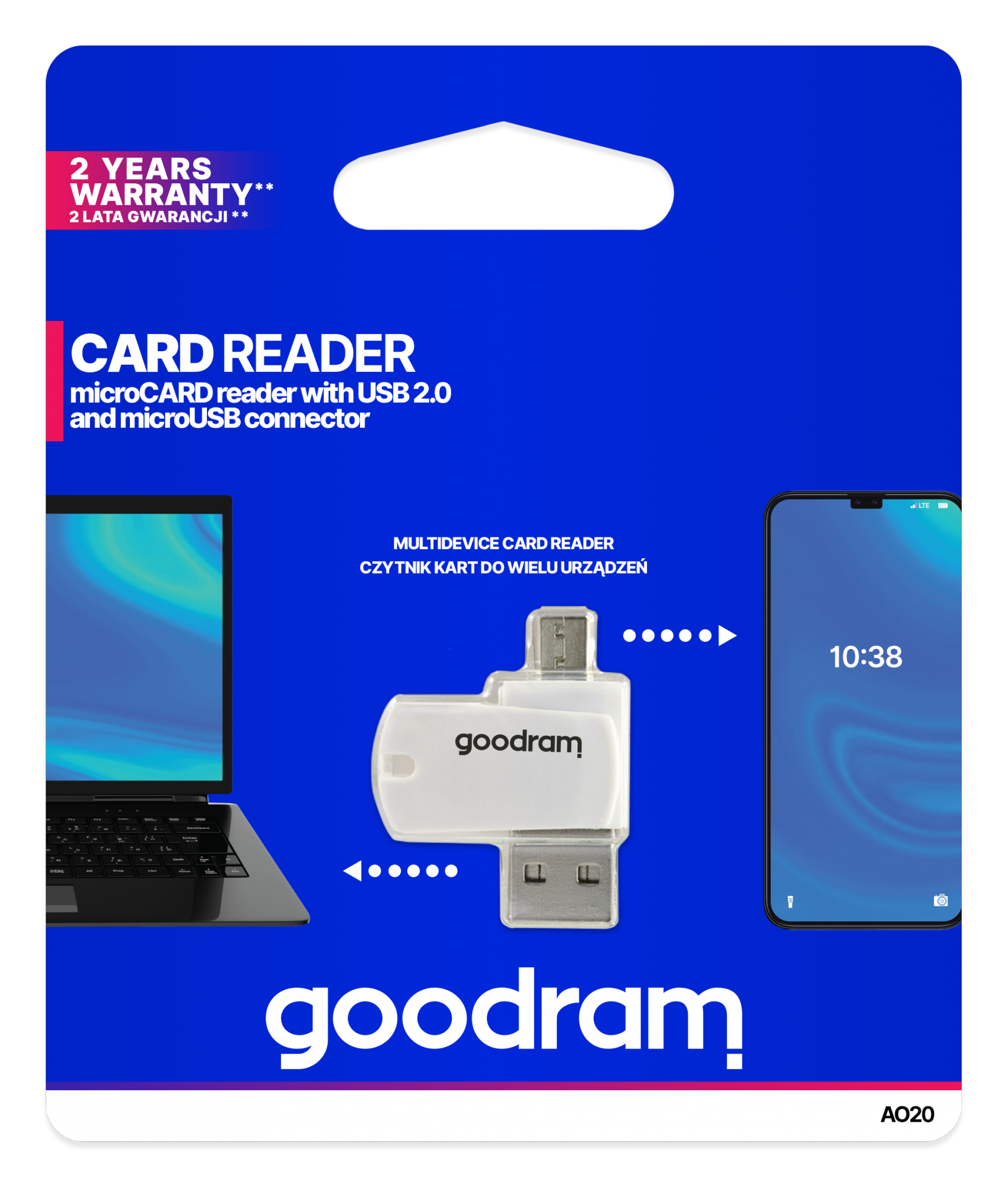 czytnik-kart-microsd-otg-goodram-0523191df4ac4ac389b9ad49b1136109-0aa29ce4 Čítačka kariet Goodram MicroSD OTG – Obrázok 1
