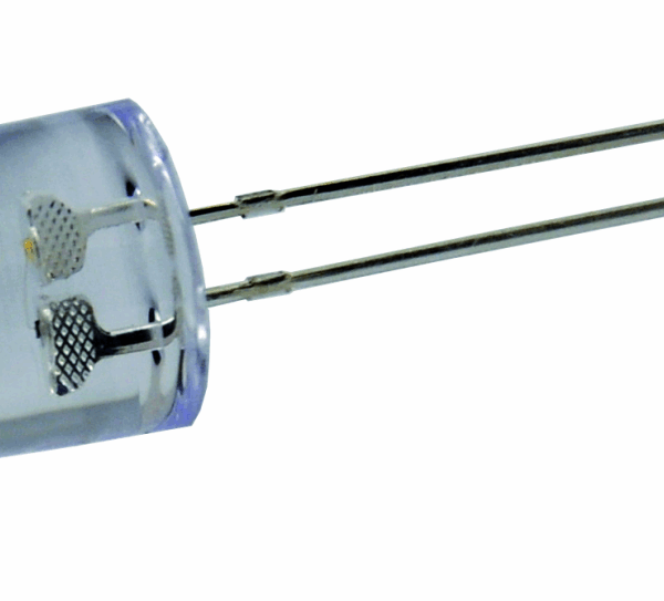 LED dióda 10mm biela 12V