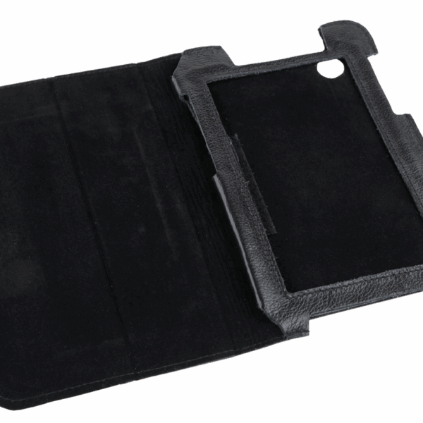 Čierne puzdro určené pre Samsung Galaxy Tab P3100 (prírodná koža)