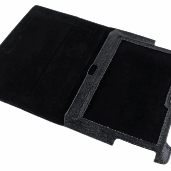 Čierne puzdro určené pre Samsung Galaxy Tab P5100 (prírodná koža)