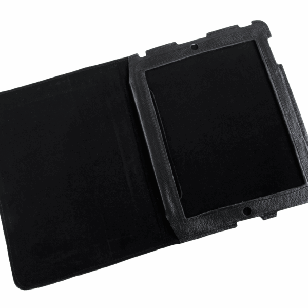 Puzdro určené pre Apple iPad 2, čierna prírodná koža