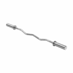 Olympijská curl bar 50 mm, olympijská činka 120 cm 6 kg REBEL ACTIVE – Obrázok 2