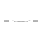 Olympijská curl bar 50 mm, olympijská činka 120 cm 6 kg REBEL ACTIVE – Obrázok 4