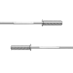 Olympijská tyč rovná 50 mm s ložiskami, olympijská tyč s ložiskami 120 cm 9 kg REBEL ACTIVE – Obrázok 3