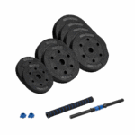 Bitúmenová nastaviteľná činka s konektorom 1x20kg, REBEL ACTIVE – Obrázok 2