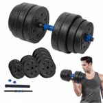 Bitúmenová nastaviteľná činka s konektorom 1x20kg, REBEL ACTIVE – Obrázok 7