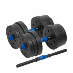 Bitúmenové nastaviteľné činky s konektorom 2x10kg REBEL ACTIVE