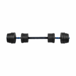 Bitúmenové nastaviteľné činky s konektorom 2x15kg REBEL ACTIVE – Obrázok 5