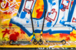 Stunt Scooter REBEL SKATER PRO NEON – Obrázok 5