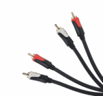 2RCA-2RCA 1,8 m audio kábel Cabletech Basic Edition