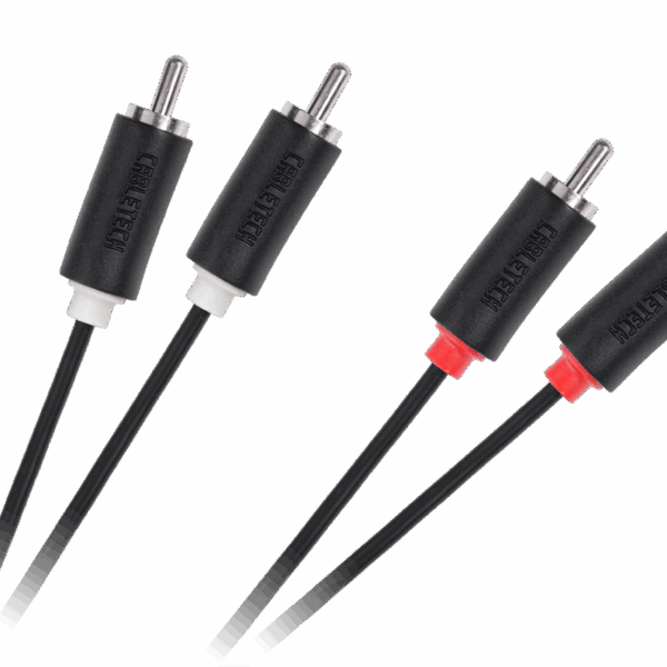 Kábel 2RCA-2RCA 1m Cabletech štandard