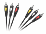 3RCA-3RCA kábel 1,8m Cabletech Eco-Line