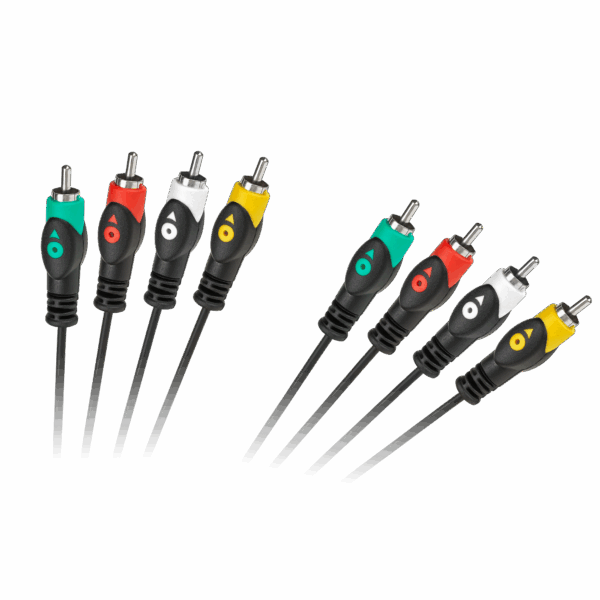 4RCA-4RCA kábel 1,8m Cabletech ekonomický