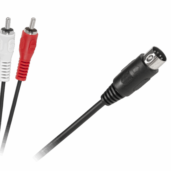 DIN-2 x RCA kábel 1,2m