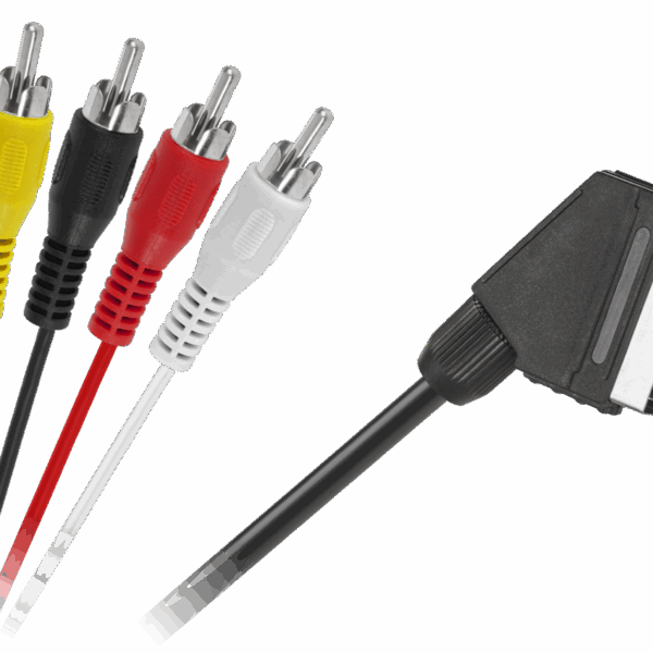 EURO kábel - 4 x RCA 1,5m