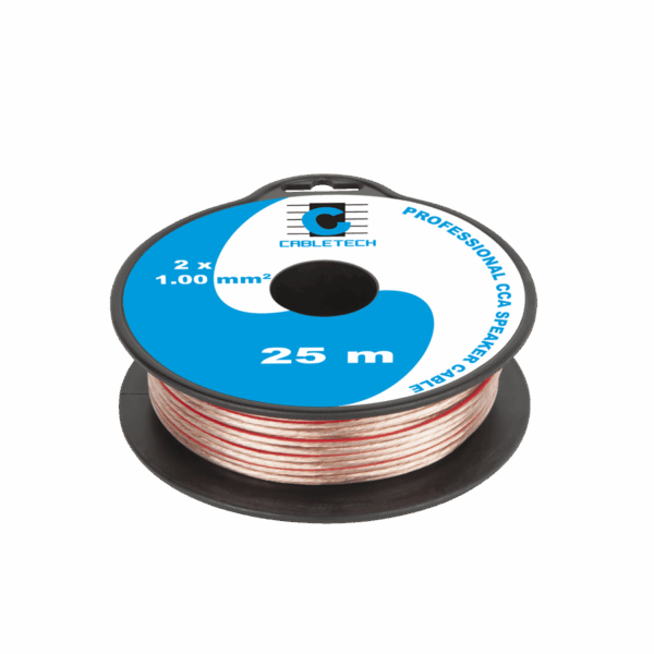 Reproduktorový kábel CCA 1,0 mm 25M