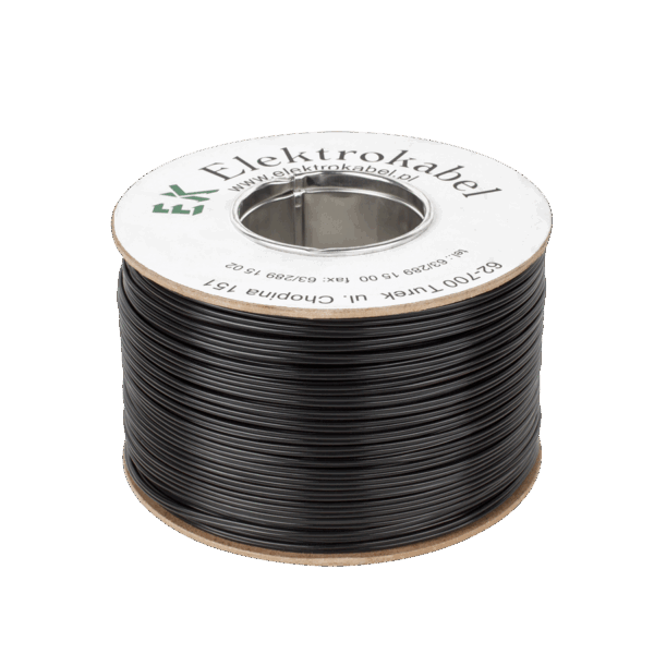 Reproduktorový kábel SMYp 2 x 0,75mm čierny 100m