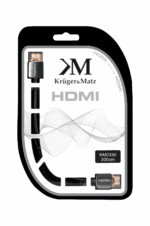 HDMI kábel – HDMI Plug-Plug (A-A) 3,0 m Kruger&Matz 4K – Obrázok 3