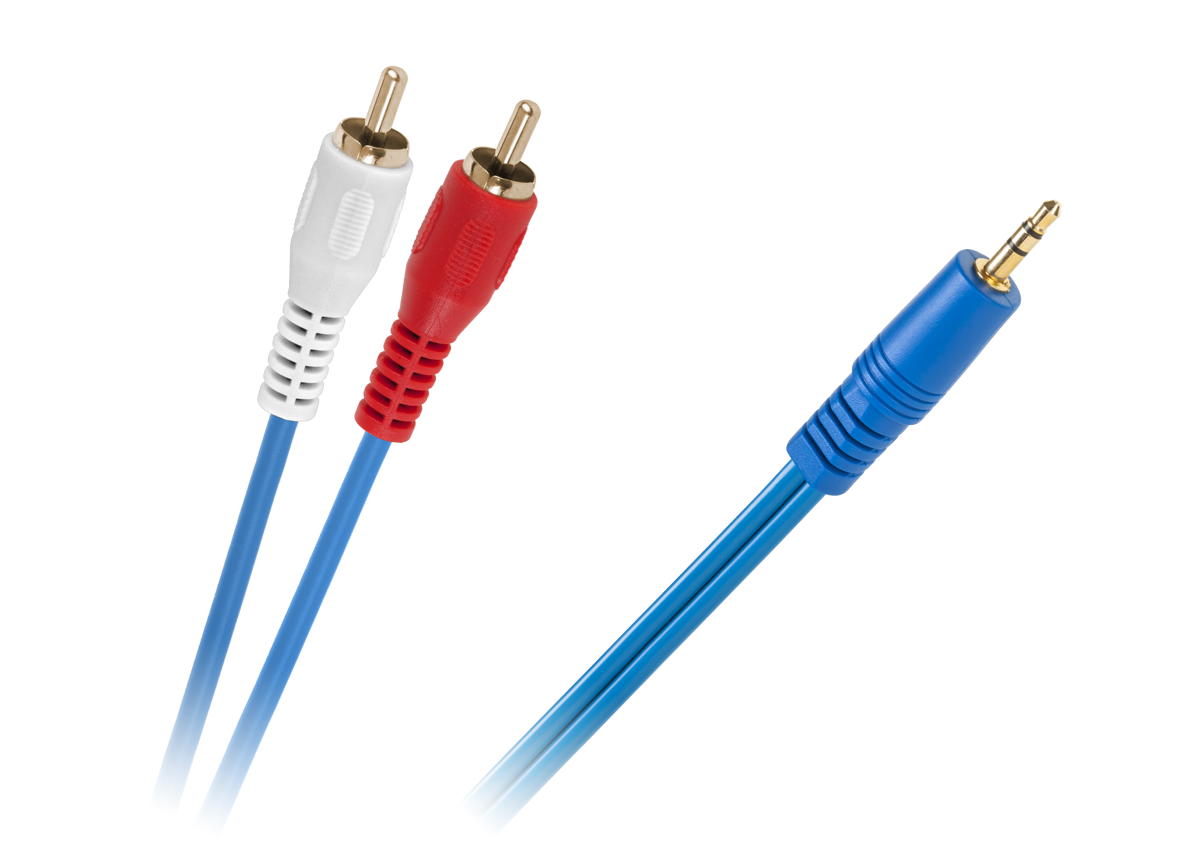 kabel-jack-3-5-2-x-rca-nieb-4mm-5m-ea81177728c34d1ba81925f1eba4993a-d076081c JACK kábel 3,5-2 x RCA BLUE 4MM 5m – Obrázok 1